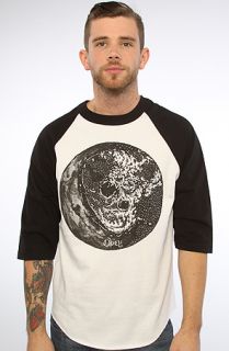 Obey Bryan Proteau Cosmic Skull Crew Black   Karmaloop  Karmaloop