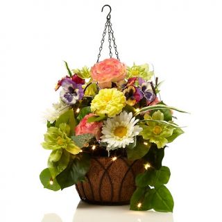 166 240 hanging led lighted floral basket rating 7 $ 39 95 s h $ 6 21