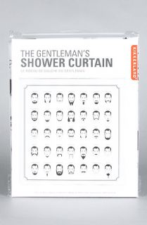 Kikkerland The Gentlemans Shower Curtain