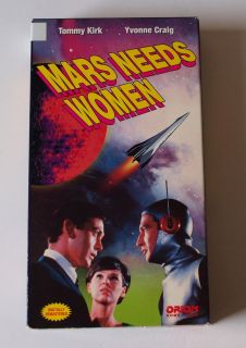 Mars Needs Women 1994 VHS Science Fiction Sci Fi 023568026299