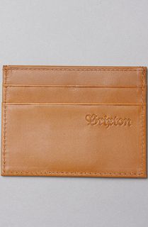 Brixton The Otis Wallet in Brown Concrete