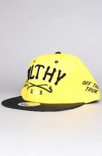 TRUKFIT The Filthy Chenille Snapback in Yellow