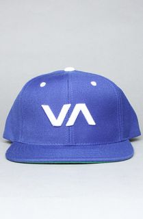 RVCA The VA Starter Cap in Royal Concrete