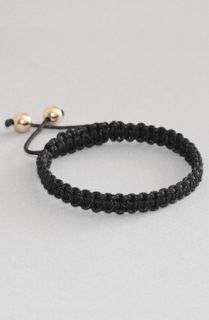 Premium Co. Black 14kt Gold Knot Bracelet