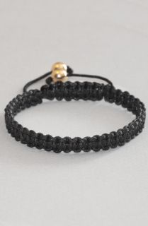 Premium Co. Black 14kt Gold Knot Bracelet