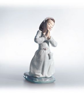 Lladro figurine display porcelain COMMUNION PRAYER GIRL 0100608 new in