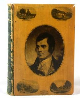 Poems,Songs,Letters Robert Burns,Globe Edition, Mauchline Ware Binding
