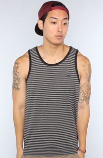 RVCA The Grain Tank in Dark Charcoal Heather