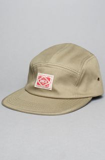 Obey The Trademark Five Panel Hat in Army