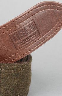 Obey The Field Belt in Heather Olive Brown