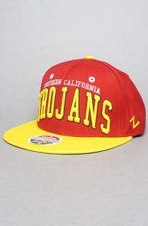 Capital Sportswear The USC Superstar Snapback Hat in Red Yellow
