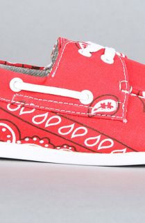 Study The Bandana Dock Sneaker in Red