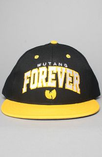 RockSmith The Forever Snapback Cap in Black Yellow