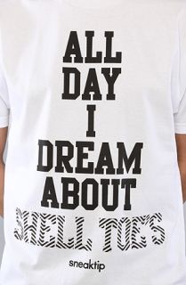 Sneaktip The All Day I Dream About Shell Toes Tee in White  Karmaloop