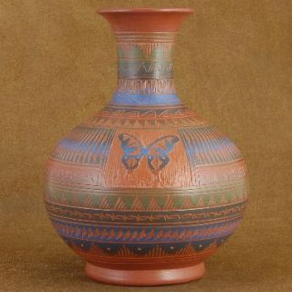 Hand Made Indian Pottery Navajo Signed Ernest Watchman
