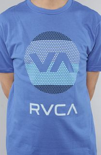 RVCA The VA Plugz Tee in Royal Concrete