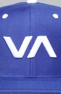 RVCA The VA Starter Cap in Royal Concrete