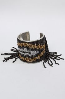 Obey The Spellbinder Beaded Cuff Concrete