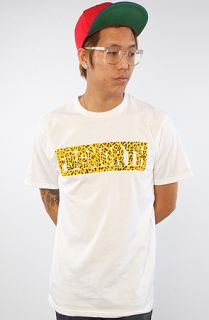 FBGNorth The Logo In Cheetah Print TShirt in WhiteLeopard  Karmaloop