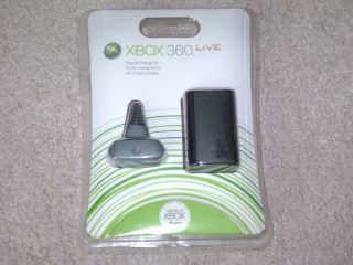 PLAY AND CHARGE KITXBOX 360***SEALED***BRAND NEW***