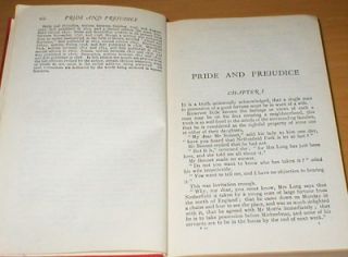  Austen Pride and Prejudice 1926 Everymans Library J M Dent HB