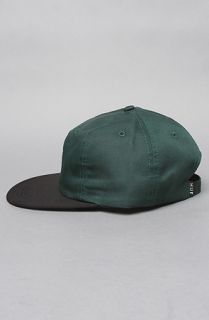 HUF The Savages 6Panel Cap in Forest Black