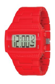 Vestal Vestal Dolby Plastic Red Digital Watch