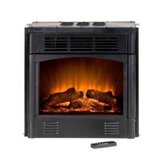 Electric Firebox Fireplace Insert Room Heater w Remote FA5145 Black 18