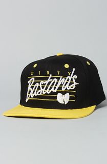 Wutang Brand Limited The Dirty Snapback Cap in Black Yellow