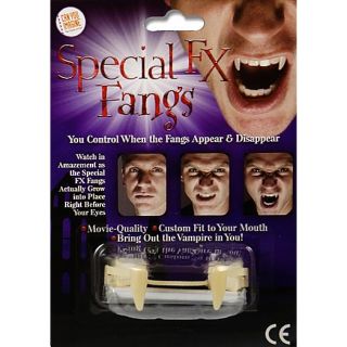 Special FX Fangs Retractable Vampire Monster Teeth Halloween Fancy