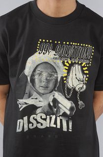 Dissizit The 99 Cent Salvation Tee in Black