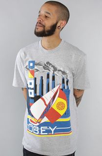 Obey The Ahoy Basic Tee in Heather Grey
