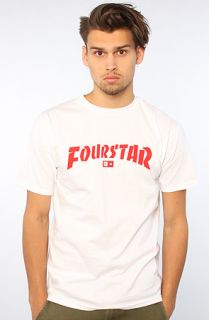 Fourstar Clothing The High Speed Tee in White