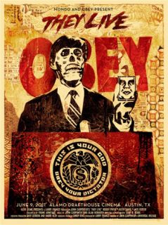  movie poster MONDO screen print Shepard Fairey Obey Signed + Numbered