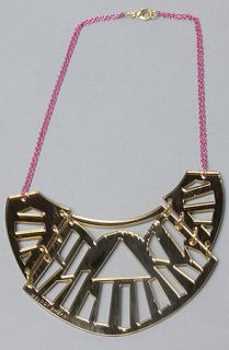 Melody Ehsani The Hologram Necklace in Gold and Teal