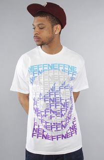 NEFF The Sequence Tee in White Concrete