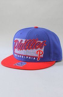 47 Brand Hats The Phillies Kalvin MVP Snapback Cap in Royal Red