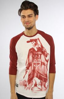 Omit The High Noon Raglan in Maroon Concrete