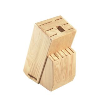 farberware 13 slot natural block crafted from a handsome hardwood and