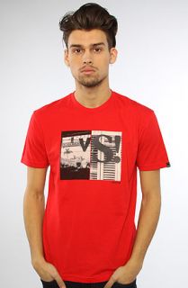 Nixon The Versus Tee in Red Concrete Culture