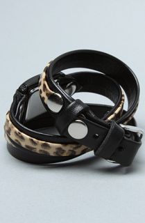 La Mer The Black Leopard Layered Watch