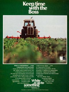 1976 Ad White Farm Equipment Oak Brook Illinois Motor Tractor Farming