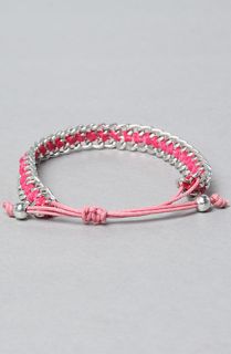 Accessories Boutique The Silver Chain Bracelet in Pink  Karmaloop