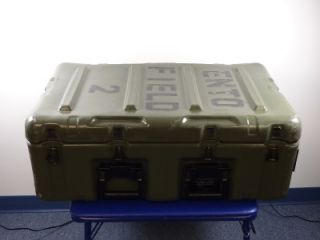  Mobile Military Medical Supply Trunk/Case w/ First Aid Supplies