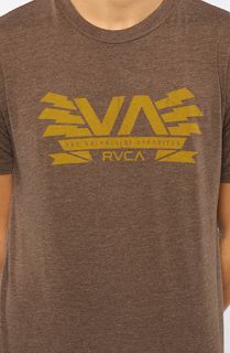 rvca the charged va tee in ashwood sale $ 13 95 $ 27 00 48 % off