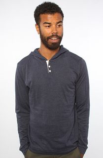 All Day The Henley Hoody in Navy Heather