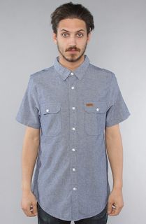 Elwood The The Prison SS Buttondown Shirt in Blue Chambray  Karmaloop