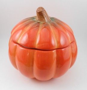  Pumpkin candy dish, cookie jar, planter, Halloween, Thanksgiving, Fall