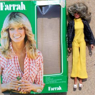 Original 1977 Mego FARRAH FAWCETT Doll 12 Special Outfit w Box