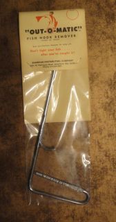 Vintage Hank Shawhans Out O Matic Fish Hook Remover 